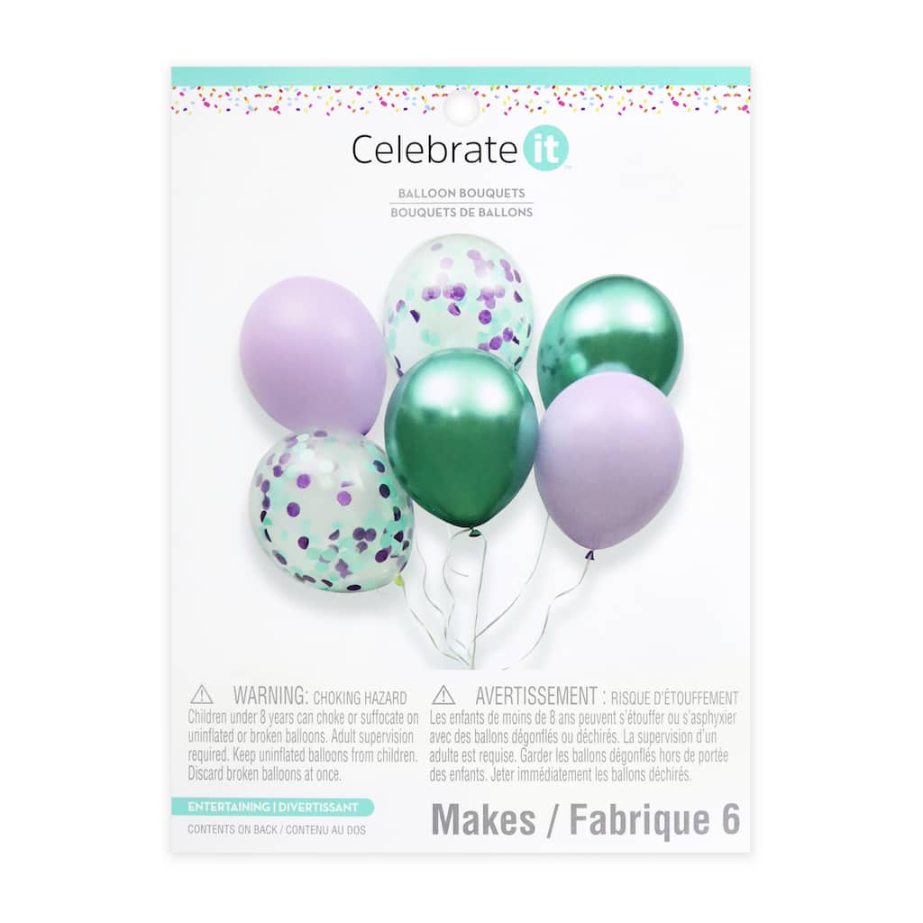 Baby Pink & Turquoise Birthday Balloons Multipack Weddings Party 10" Purple